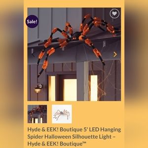 Halloween Cascading Lighted Spider  Hyde and eek boutique